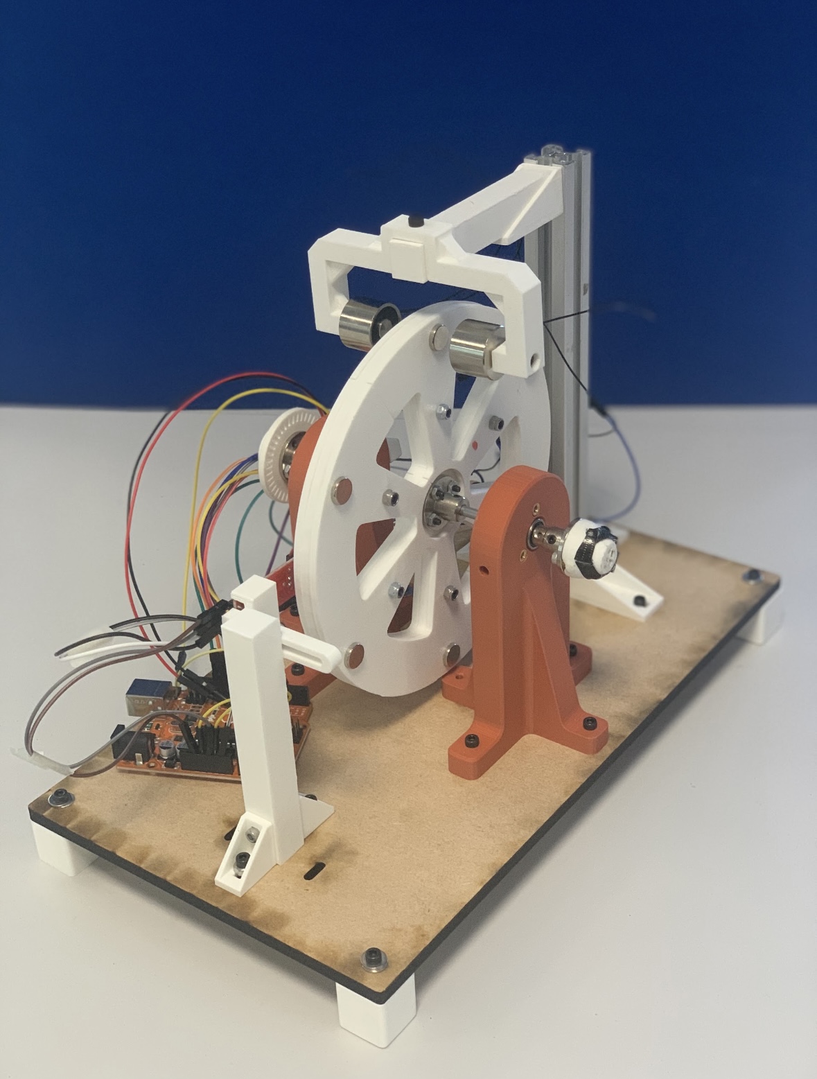 Physical 1:4 scale proof of concept rig built and running